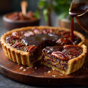 Pecan chocolate pie