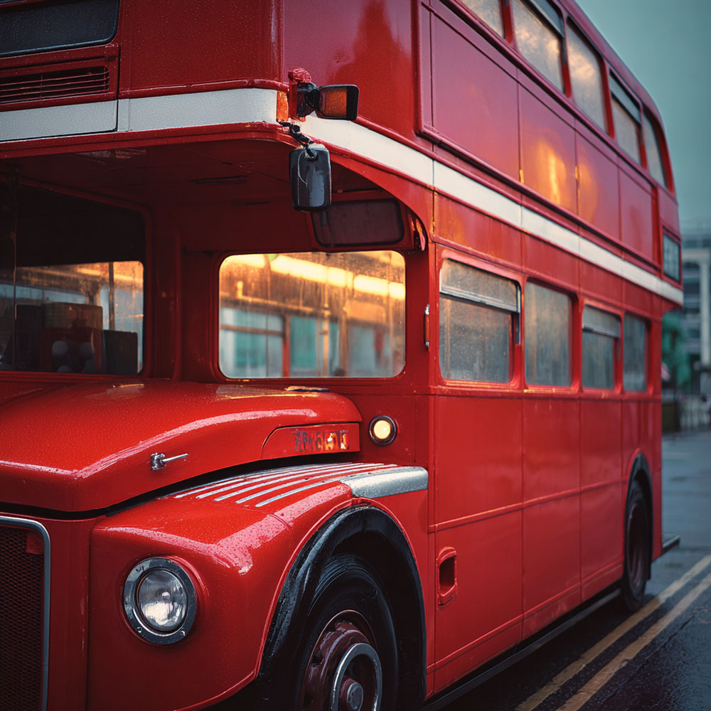 red bus afternoon tea Edinburgh