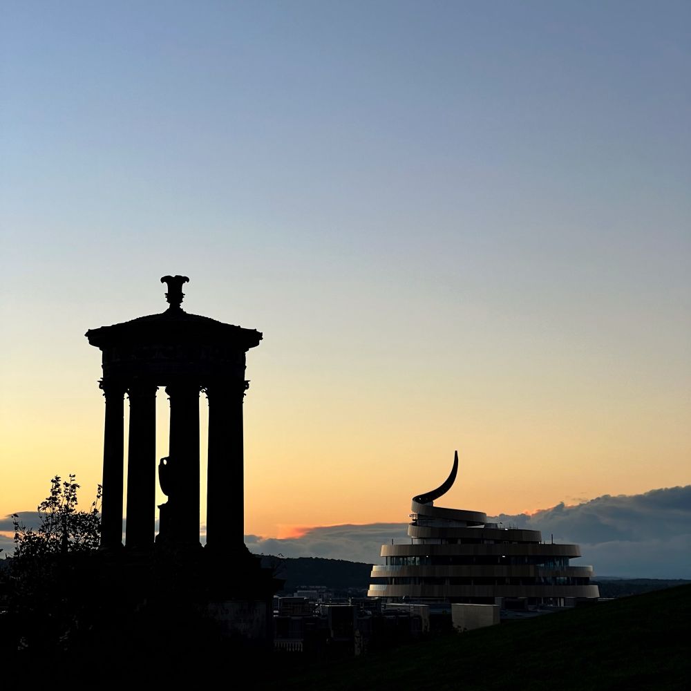 Calton Hill at Sunset
