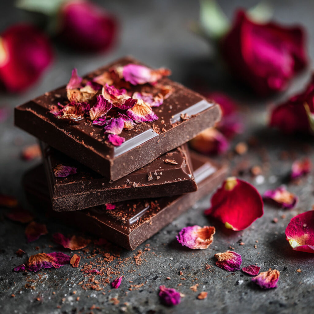 floral chocolate