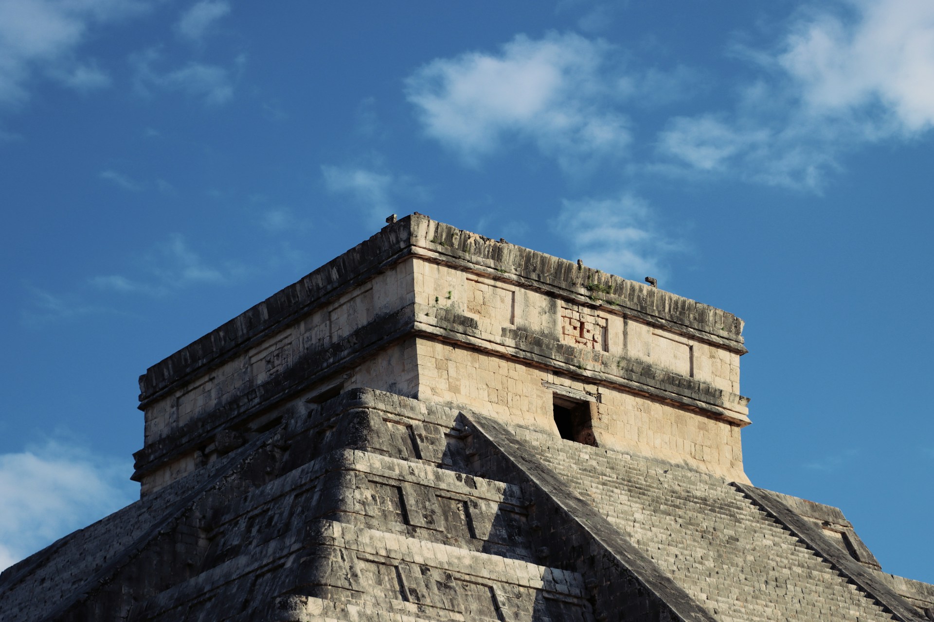Top of an Aztec temple