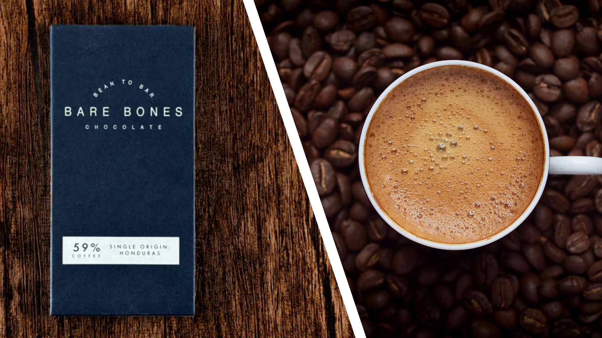 Bare Bones Honduras chocolate with coffee