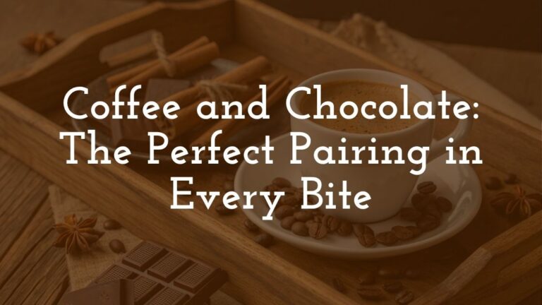 Coffee and Chocolate The Perfect Pairing in Every Bite