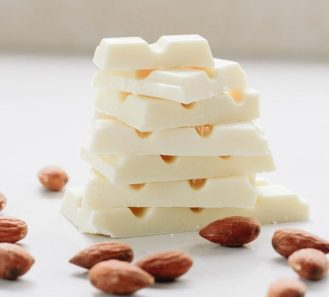 white chocolate stack