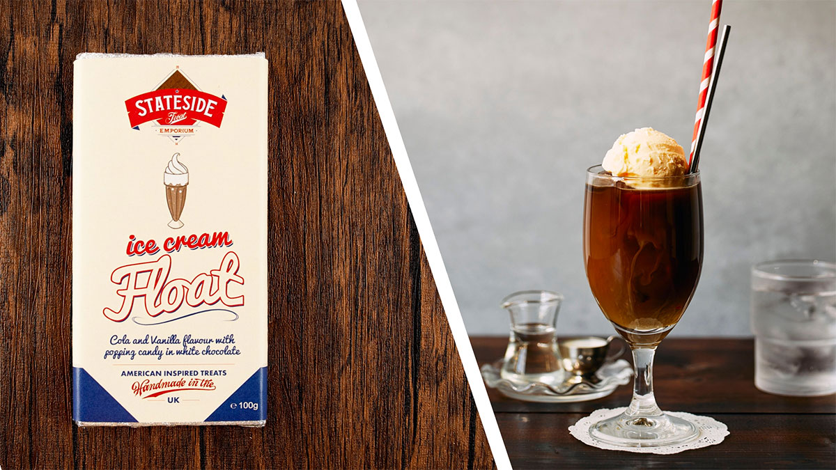 ice cream float chocolate
