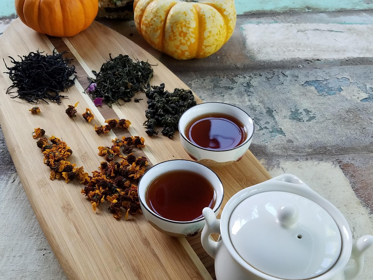 tea and other ingredients