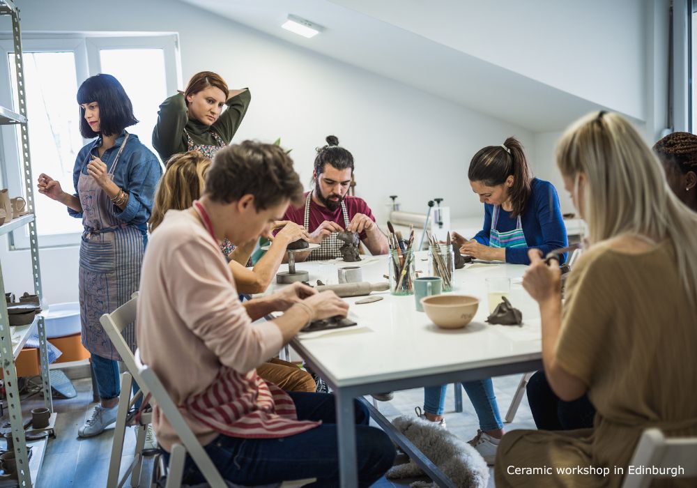 Ceramic workshop in Edinburgh