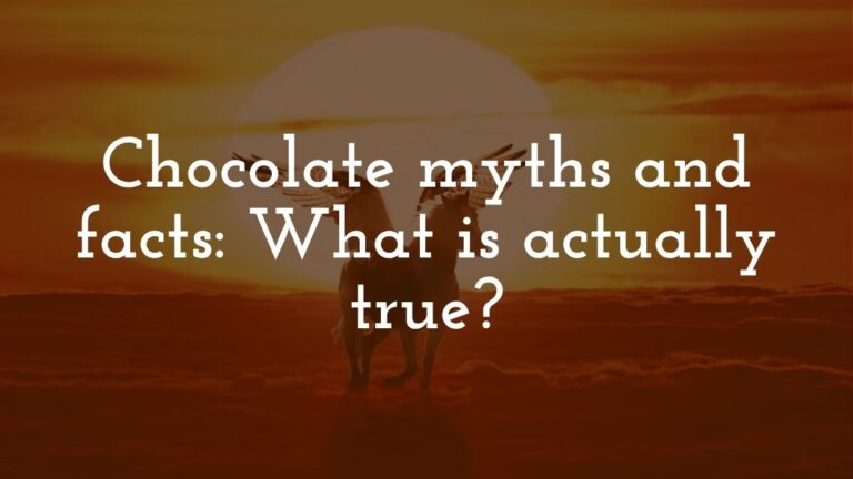 Chocolate myths and facts What is actually true