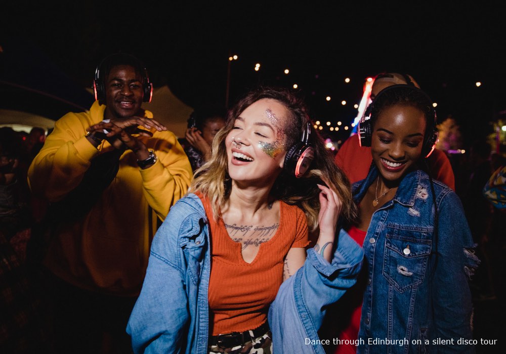 Dance through Edinburgh on a silent disco tour